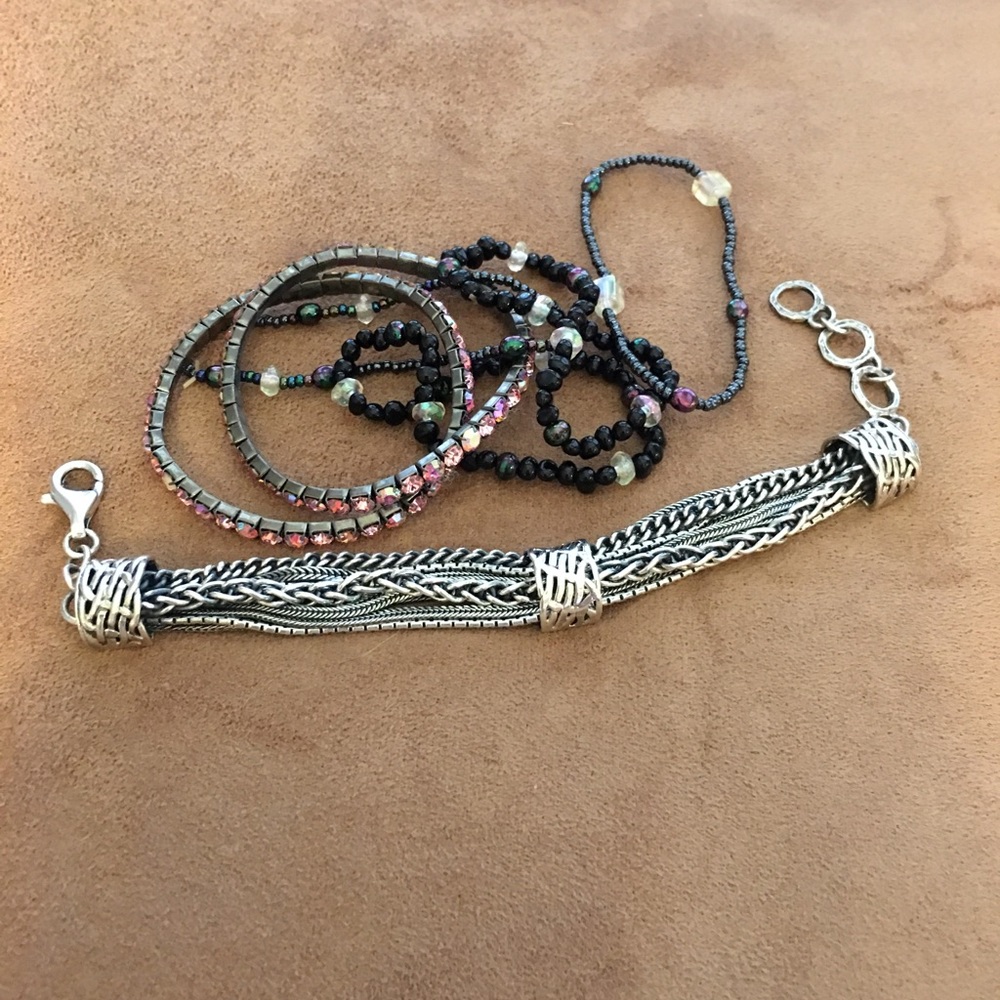 Silpada “Talk of the Town” sterling bracelet